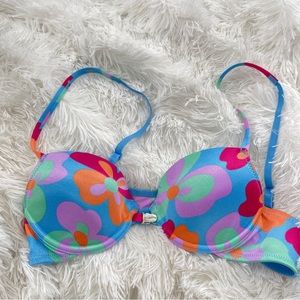 Vassarette Vintage Floral Swim Top